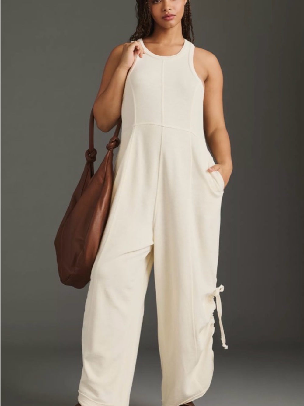 Anthropologie daily practice Sleeveless Wide-Leg Jumpsuit